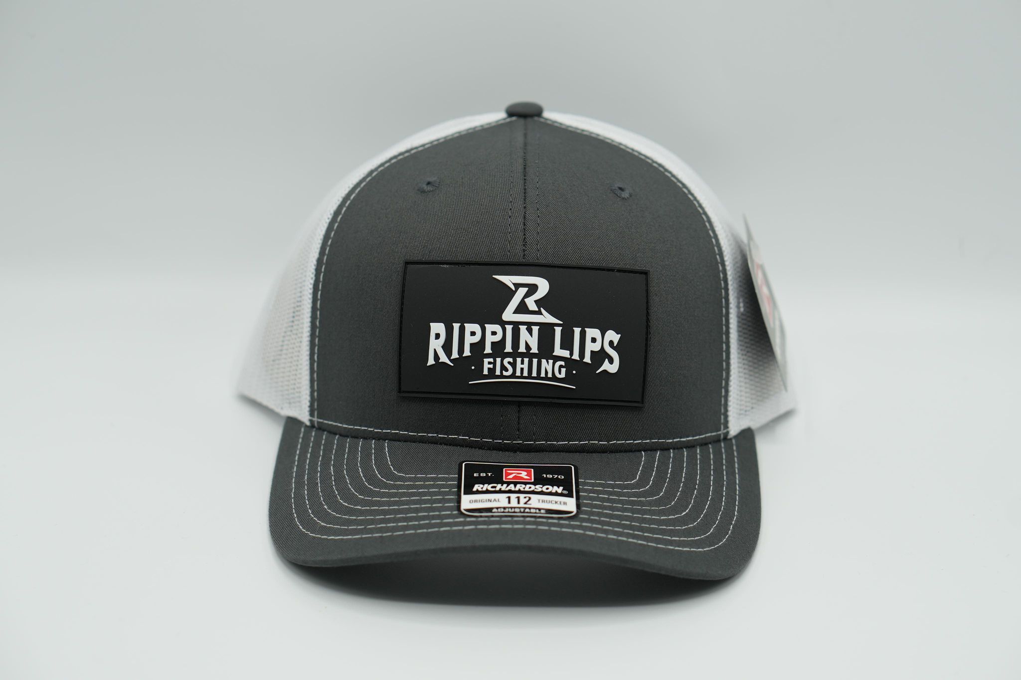 Charcoal/White (Rubber Patch) – Rippin Lips Products