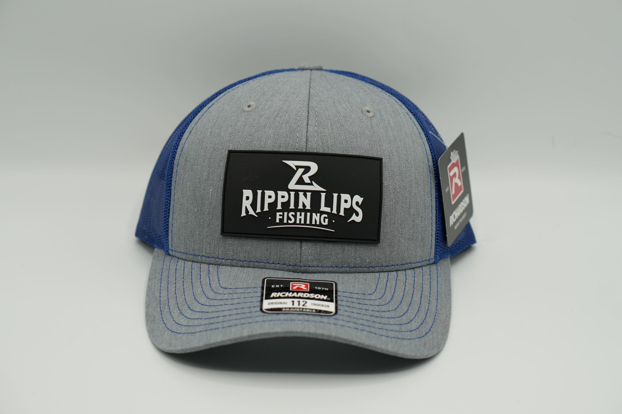 Heather Grey/Royal (Rubber Patch) – Rippin Lips Products