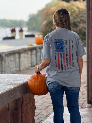 Rippin Lips American Flag Tee
