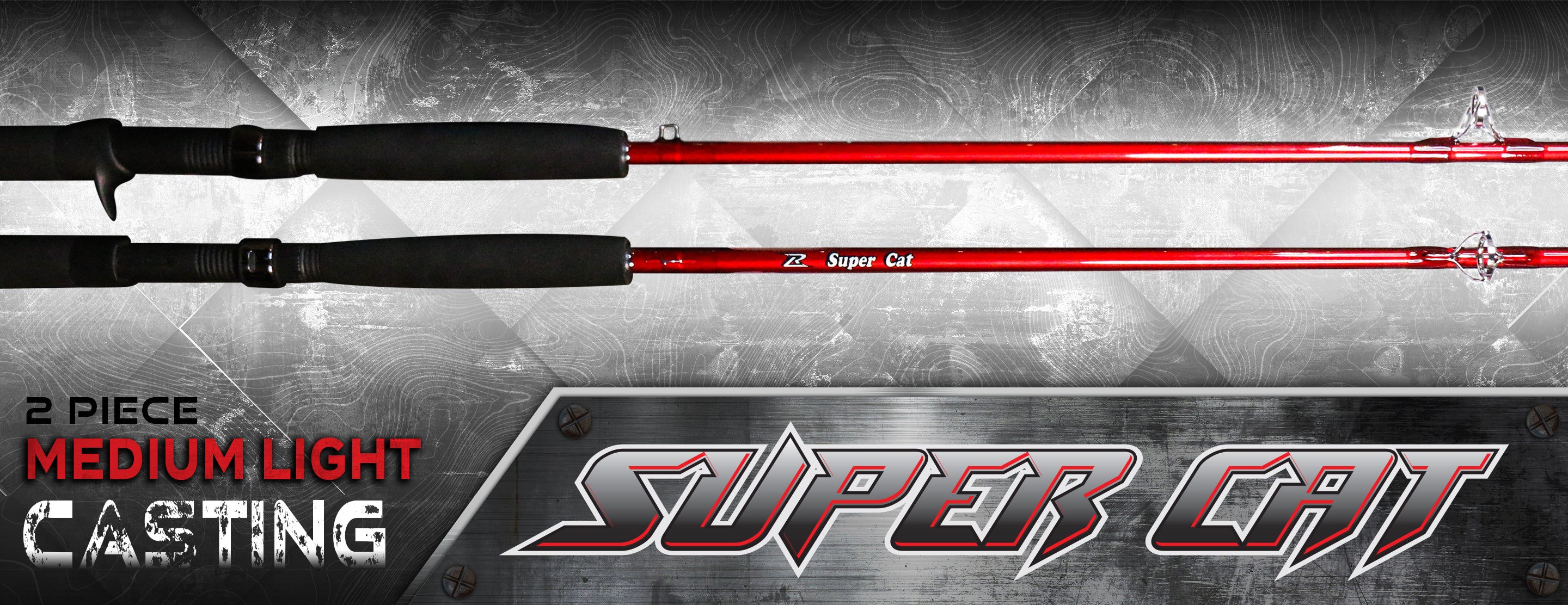 2 piece catfish baitcast rod soft tip Super Cat Legacy