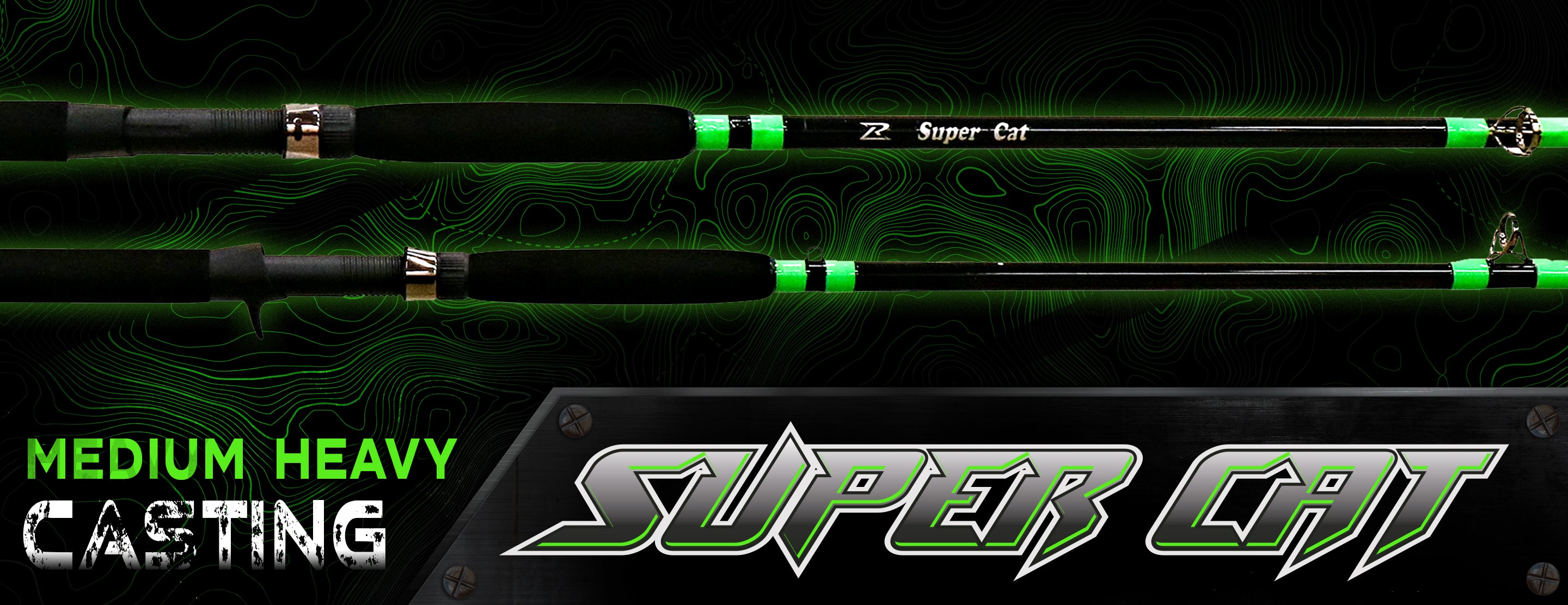 Super Cat Legacy Special Edition Black/Green Medium Heavy Casting – Rippin  Lips Products